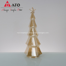 Amber Glass Christmas Tree Decoration Handmade Ornaments